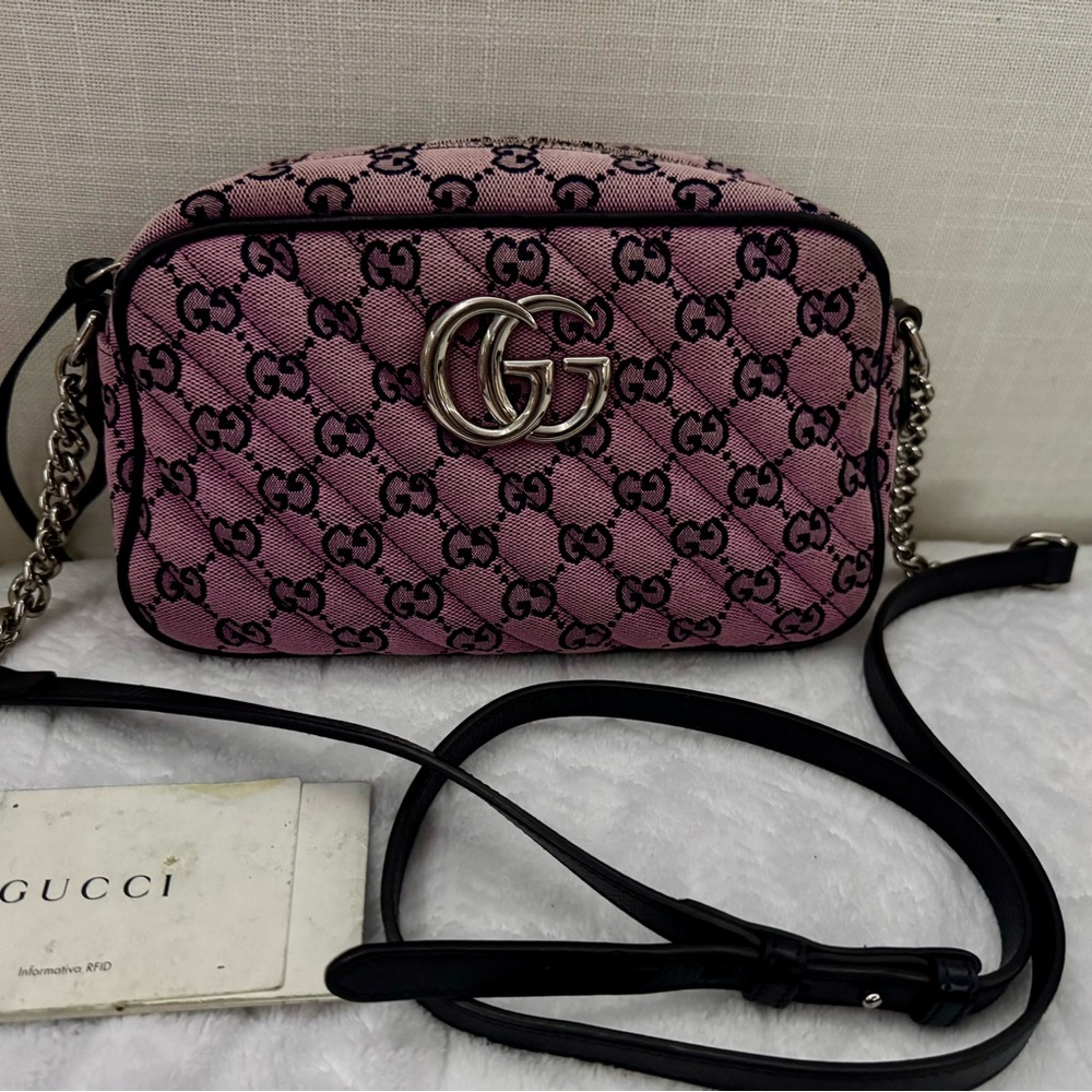 Authentic Gucci Multicolor Caner Bag